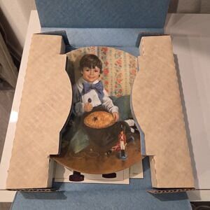 1982 Vintage Little Jack Horner Collector Plate Reco With Box And Certificate